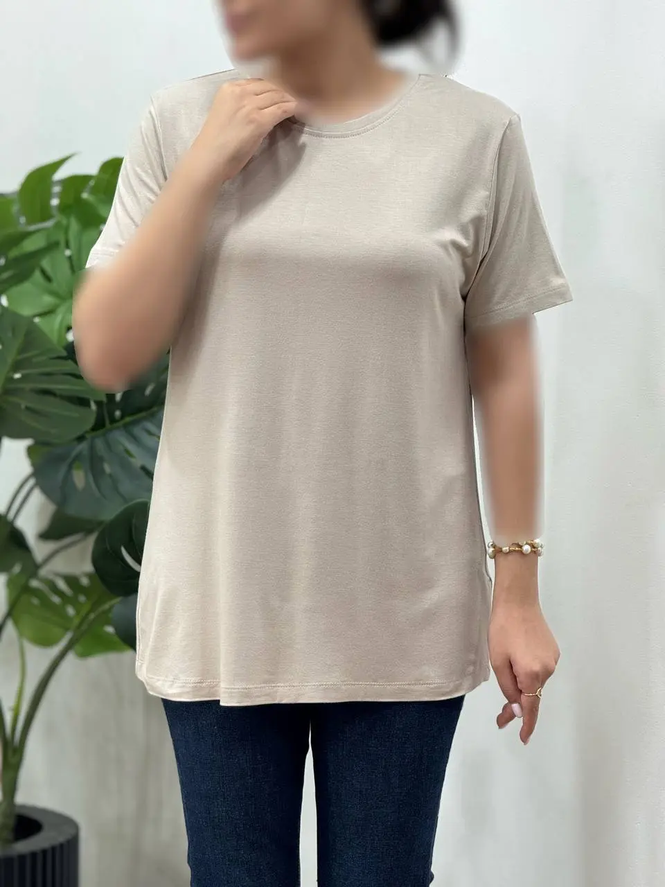 تیشرت زنانه بیسیک آلو